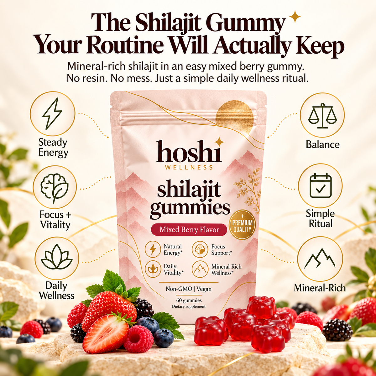 Hoshi Shilajit Gummies