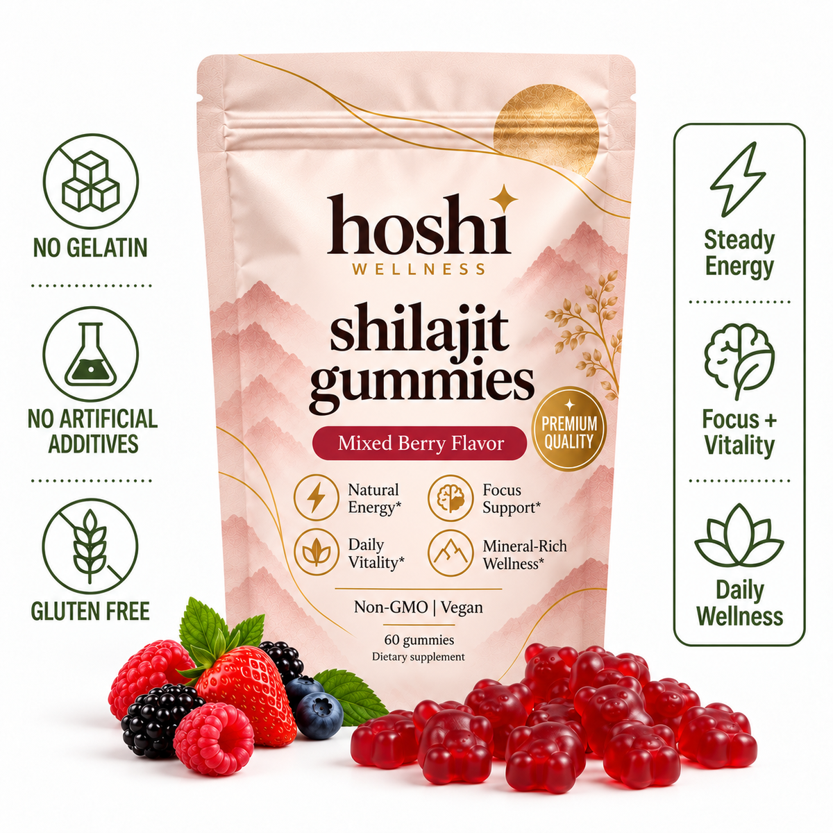 Hoshi Shilajit Gummies